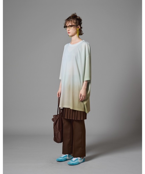 NON TOKYO（ノントーキョー）の「NON TOKYO/ノントーキョー/フレアスラックス（スラックス・レディース・ネイビー/ブラウン・1/2）」の7枚目の写真