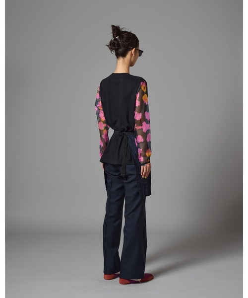 NON TOKYO（ノントーキョー）の「NON TOKYO/ノントーキョー/フレアスラックス（スラックス・レディース・ネイビー/ブラウン・1/2）」の13枚目の写真