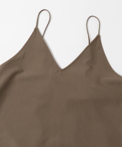 ITEMS URBANRESEARCH（アイテムズ アーバンリサーチ）の「ウールライクキャミワンピース（ワンピース・レディース・キャメル/ブラック/ブラック系その他・FREE）」の10枚目の写真