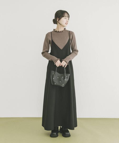 セール】ウールライクキャミワンピース（ワンピース）｜ITEMS