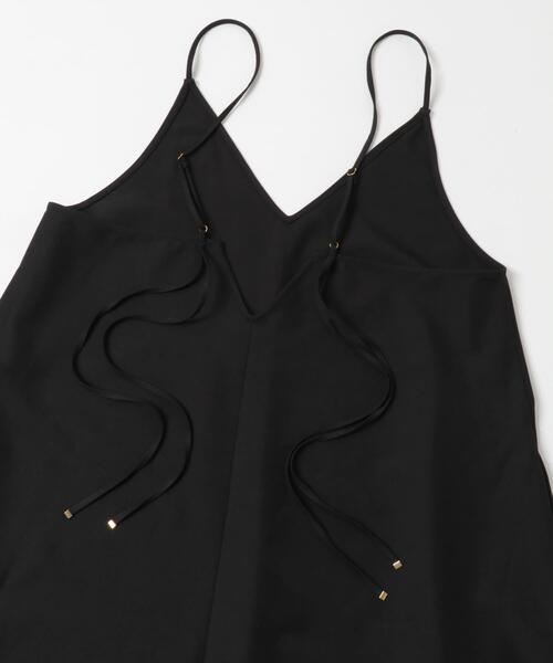 ITEMS URBANRESEARCH（アイテムズ アーバンリサーチ）の「ウールライクキャミワンピース（ワンピース・レディース・キャメル/ブラック/ブラック系その他・FREE）」の20枚目の写真