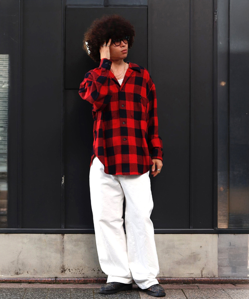 Marvine Pontiak shirt makers(マービンポンティアックシャツメーカーズ)の「Marvine Pontiak × WISM別注 Coverall Shirts(シャツ/ブラウス・メンズ・レッド系その他・FREE)」の9枚目の写真