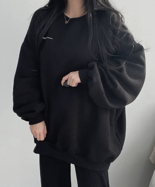 SallyLunn（サリーラン）の「バックプリントオーバースウェット（スウェット・レディース・ホワイト/ブラック/グレー/チャコールグレー・MEDIUM/LARGE）」の7枚目の写真