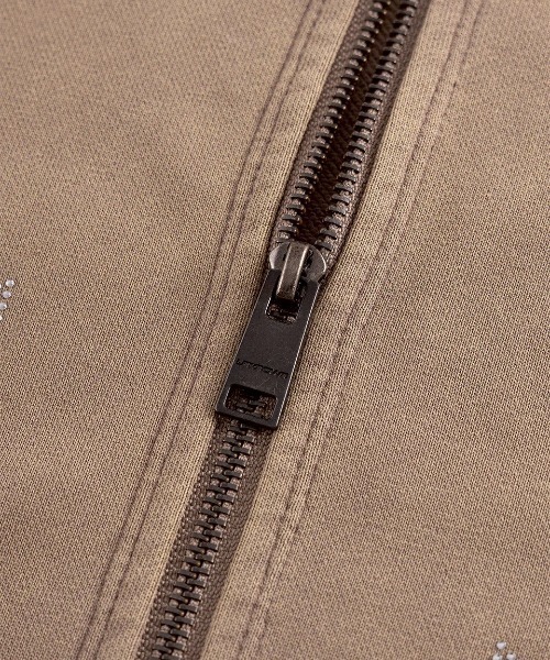 UNKNOWN LONDON(アンノウン・ロンドン)の「A'GEM/9 × .kom 『UNKNOWN LONDON/アンノウン ロンドン』 Outline Cross Rhinestone Zip Hoodie/アウトラインクロス ラインストーン ジップアップパーカ(パーカー・メンズ・ブラック/ベージュ/レッド・L/XL)」の18枚目の写真