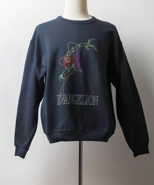 FRUIT OF THE LOOM(フルーツオブザルーム)の「【78】【EVANGELION x FRUIT OF THE LOOM】刺繍 クルーネックスウェット(スウェット・メンズ・グレー/ブラック/ネイビー・X-LARGE/MEDIUM)」の15枚目の写真