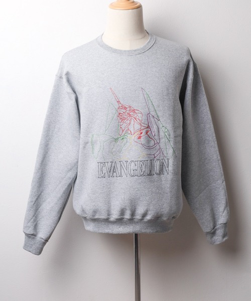 FRUIT OF THE LOOM(フルーツオブザルーム)の「【78】【EVANGELION x FRUIT OF THE LOOM】刺繍 クルーネックスウェット(スウェット・メンズ・グレー/ブラック/ネイビー・X-LARGE/MEDIUM)」の9枚目の写真