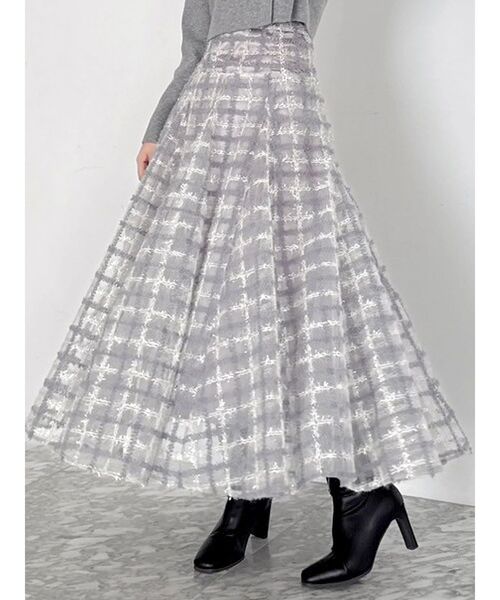 セール】コルセットボリューミーフレアスカート（スカート）｜dazzlin