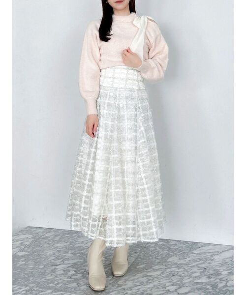 dazzlin コルセットボリューミーフレアスカート セール】コルセットボリューミーフレアスカート（スカート