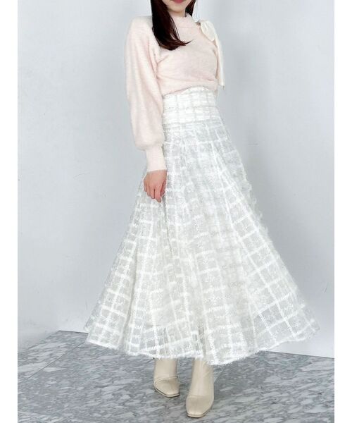 コルセットボリューミーフレアスカート（スカート）｜dazzlin