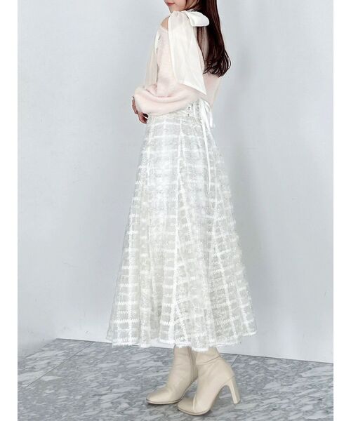 新品　dazzlin コルセットボリューミーフレアスカート　S コルセットボリューミーフレアスカート（スカート）｜dazzlin