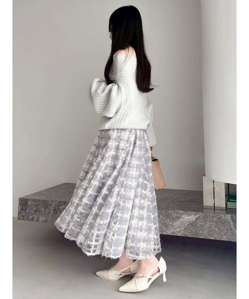 新品　dazzlin コルセットボリューミーフレアスカート　S コルセットボリューミーフレアスカート（スカート）｜dazzlin