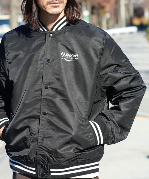 RVCA(ルーカ)の「RVCA メンズ KROME JKT ジャケット 【2025年秋冬モデル】(ブルゾン・メンズ・バーガンディー/ブルー系その他/グリーン系その他/ブラック・LARGE/MEDIUM/SMALL/X-LARGE)」の1枚目の写真