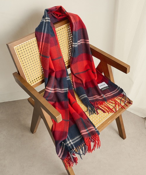 マフラー ストール　プリングル　カシミア セール】【SETUP7】カシミア100％マフラー 70×190cm+フリンジ10×2cm