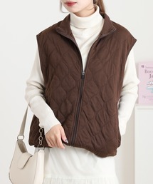 FUNALIVE（ファンアライブ）の「キルティング 無地 ジップアップ ベスト（ベスト）」