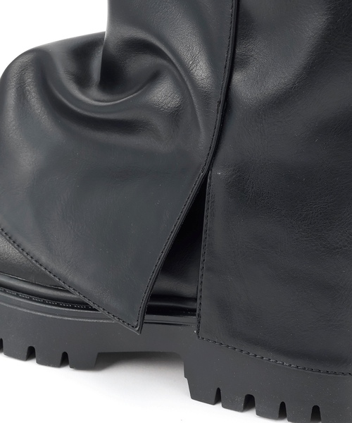 LOVETOXIC（ラブトキシック）の「カバーブーツ（ブーツ・キッズ・ブラック・22-22.5/23-23.5cm/24-24.5cm）」の6枚目の写真