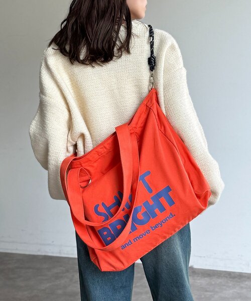 パラコードショルダーキャンバスロゴトート（トートバッグ）｜CPCM