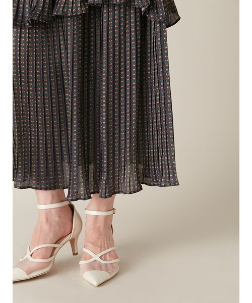 2wayボウタイプリーツワンピース（ワンピース）｜LILY BROWN（リリー