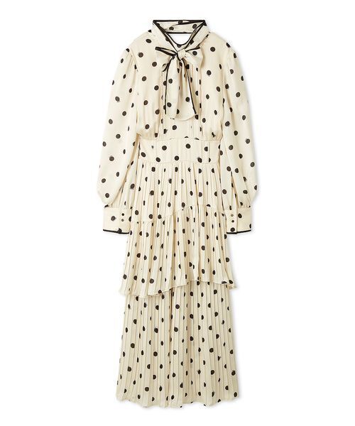 2wayボウタイプリーツワンピース（ワンピース）｜LILY BROWN（リリー