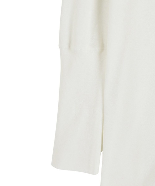 ARKnets（アークネッツ）の「OVERNEATH / オーバーニース：【レディース】Cotton Linen Long Sleeve 077：LS1077[ANN]（Tシャツ/カットソー・レディース・ホワイト・L）」の3枚目の写真
