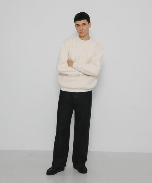 URBAN RESEARCH Sonny Label(アーバンリサーチサニーレーベル)の「裏起毛ワッフルリラックスフィットプルオーバー(Tシャツ/カットソー・メンズ・カーキ/オフホワイト/チャコールグレー・MEDIUM/LARGE/X-LARGE)」の10枚目の写真