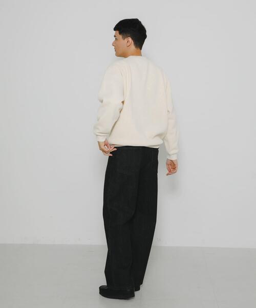 URBAN RESEARCH Sonny Label(アーバンリサーチサニーレーベル)の「裏起毛ワッフルリラックスフィットプルオーバー(Tシャツ/カットソー・メンズ・カーキ/オフホワイト/チャコールグレー・MEDIUM/LARGE/X-LARGE)」の13枚目の写真