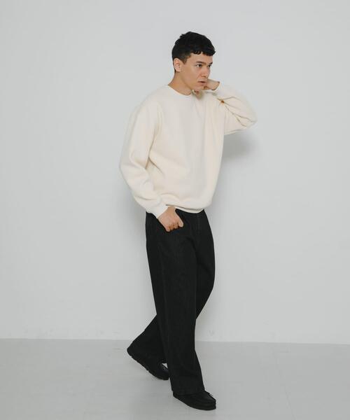 URBAN RESEARCH Sonny Label(アーバンリサーチサニーレーベル)の「裏起毛ワッフルリラックスフィットプルオーバー(Tシャツ/カットソー・メンズ・カーキ/オフホワイト/チャコールグレー・MEDIUM/LARGE/X-LARGE)」の14枚目の写真