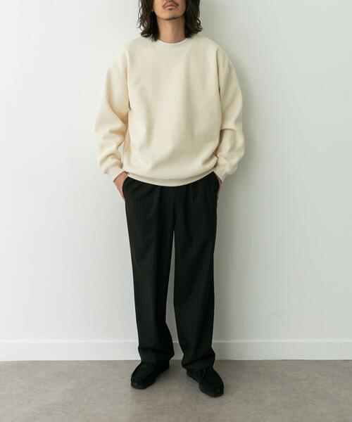 URBAN RESEARCH Sonny Label(アーバンリサーチサニーレーベル)の「裏起毛ワッフルリラックスフィットプルオーバー(Tシャツ/カットソー・メンズ・カーキ/オフホワイト/チャコールグレー・MEDIUM/LARGE/X-LARGE)」の19枚目の写真
