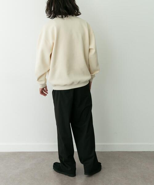 URBAN RESEARCH Sonny Label(アーバンリサーチサニーレーベル)の「裏起毛ワッフルリラックスフィットプルオーバー(Tシャツ/カットソー・メンズ・カーキ/オフホワイト/チャコールグレー・MEDIUM/LARGE/X-LARGE)」の20枚目の写真