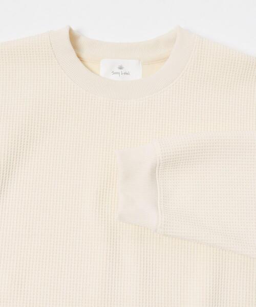 URBAN RESEARCH Sonny Label(アーバンリサーチサニーレーベル)の「裏起毛ワッフルリラックスフィットプルオーバー(Tシャツ/カットソー・メンズ・カーキ/オフホワイト/チャコールグレー・MEDIUM/LARGE/X-LARGE)」の22枚目の写真