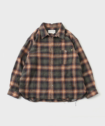 Anachronorm | ANACHRONORM / アナクロノーム SMU OMBRE CHECK DAMAGED NEL(シャツ/ブラウス)
