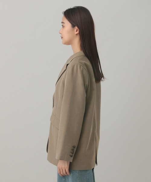 GLOBAL WORK（グローバルワーク）の「MATINEE LINE/ウールライク/シングルジャケット/601510（テーラードジャケット・レディース・ベージュ/ブラウン系9/ブラック・SMALL/MEDIUM/LARGE）」の17枚目の写真