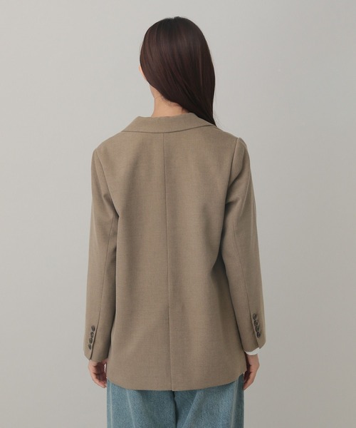 GLOBAL WORK（グローバルワーク）の「MATINEE LINE/ウールライク/シングルジャケット/601510（テーラードジャケット・レディース・ベージュ/ブラウン系9/ブラック・SMALL/MEDIUM/LARGE）」の18枚目の写真