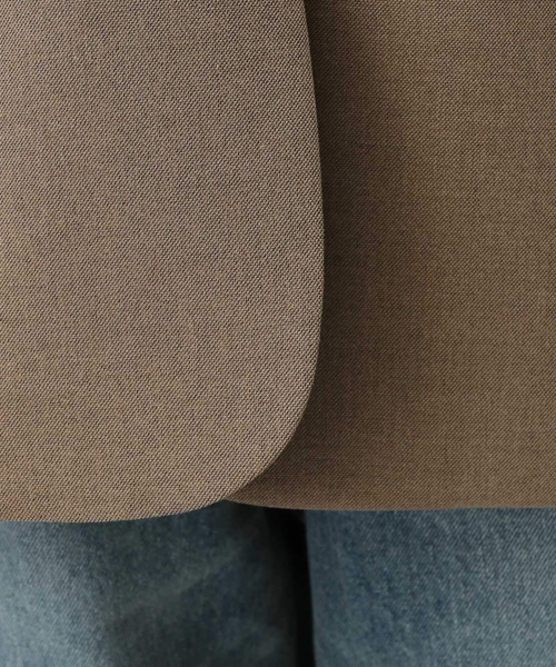 GLOBAL WORK（グローバルワーク）の「MATINEE LINE/ウールライク/シングルジャケット/601510（テーラードジャケット・レディース・ベージュ/ブラウン系9/ブラック・SMALL/MEDIUM/LARGE）」の22枚目の写真