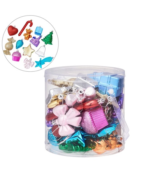 セットオーナメント モチーフ 26個 マルチ（インテリア雑貨