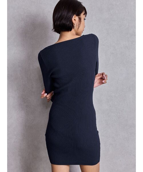 GYDA（ジェイダ）の「GD bijou MOLDニットワンピース（ワンピース・レディース・ブラック/ネイビー・FREE）」の20枚目の写真