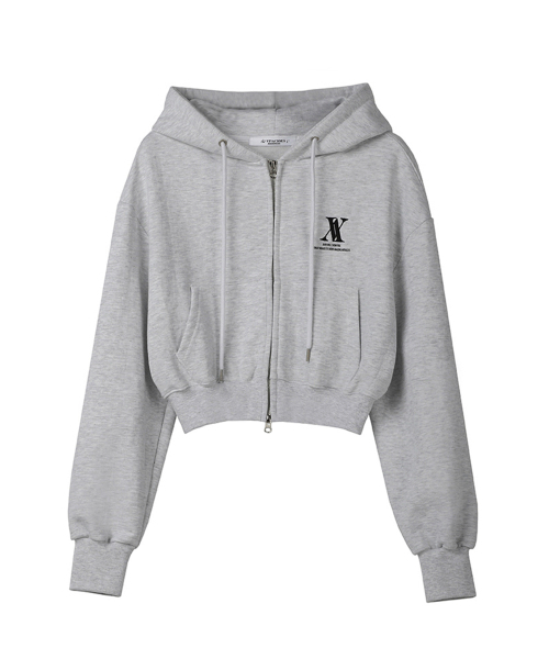 AVANDRESS(アバンドレス )の「AV LOGO CROP HOOD ZIP-UP BLACK(パーカー・レディース・その他・MEDIUM/SMALL)」の2枚目の写真