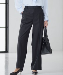 23区 S（ニジュウサンクチイサイサイズ）の「ファインネスウール ワイド パンツ（スラックス）」