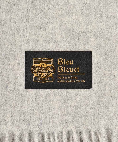 Bleu Bleuet（ブルーブルーエ）の「オリジナルネームウールシンプルストール（ストール/ショール・レディース・ライトグレー/レッド/ネイビー・FREE）」の8枚目の写真