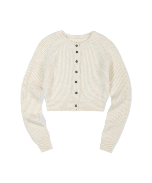 MOAA(モア)の「ライクモヘアクラウディカーディガン (クリーム)(カーディガン/ボレロ・レディース・その他・SMALL/MEDIUM)」の2枚目の写真