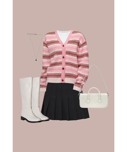 MUSINSA STANDARD WOMAN（ムシンサスタンダードウーマン）の「ウィメンズスリムクロップクルーネック長袖Tシャツ[ホワイト]（Tシャツ/カットソー・レディース・その他・LARGE/X-SMALL/SMALL/MEDIUM）」の16枚目の写真