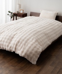 EMOOR（エムール）の「＋2℃ 毛布にもなる掛け布団カバー【エムールヒート】ポコポコ毛布タイプ(ふわふわタイプ)/シングル（寝具）」