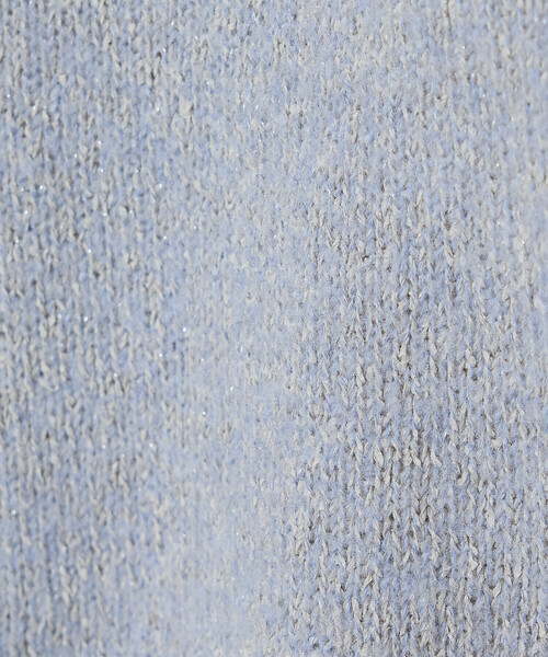 COMME CA（コムサ）の「和紙ブークレー Vネックプルオーバー（ニット/セーター・レディース・グレー/ラベンダー/ブラウン・11号/9号）」の22枚目の写真