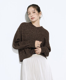 COMME CA | 和紙ブークレー Vネックプルオーバー(ニット/セーター)