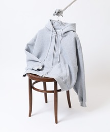 ATELANE（アテレーン）の「ATELANE CVC裏起毛/ZIPパーカー/ショート丈（パーカー・メンズ）」