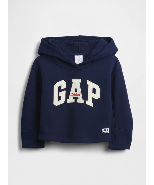 GAP(ギャップ)の「babyGap クロップド バレルスリーブ GAPロゴパーカー(パーカー・キッズ・ネイビー/アイボリー/レッド・80cm/110cm/70cm/95cm/90cm/100cm/105cm)」の1枚目の写真
