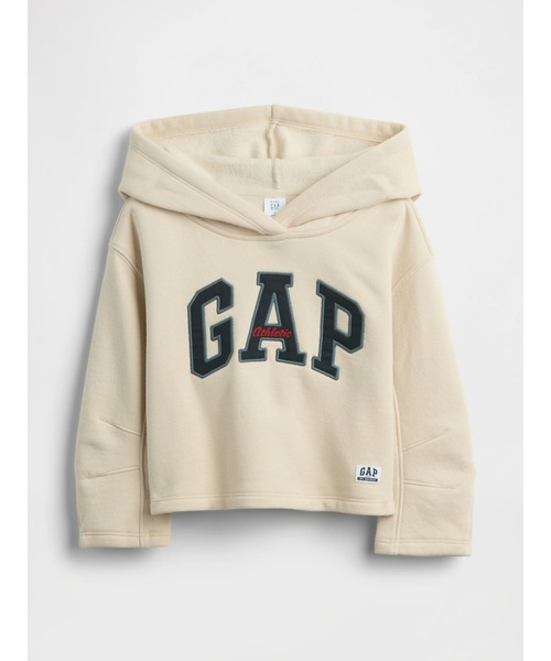 GAP(ギャップ)の「babyGap クロップド バレルスリーブ GAPロゴパーカー(パーカー・キッズ・ネイビー/アイボリー/レッド・80cm/110cm/70cm/95cm/90cm/100cm/105cm)」の2枚目の写真