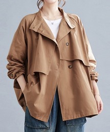 Doux Belle（ドゥーベル）の「ケープ風デザイントレンチコート（トレンチコート）」