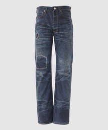 New Manual（ニューマニュアル）の「『New Manual』 W-NAME DENIM PRINT PANTS（デニムパンツ）」
