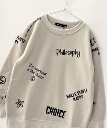 SHISKY（シスキー）の「裏起毛 綿タッチ オーバーサイズ トレーナー（スウェット）」