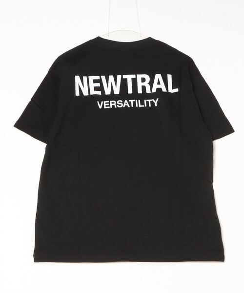 NEWTRAL（ニュートラル）の「【NEWTRAL】NEWTRAL_Logo Tee（Tシャツ/カットソー・メンズ・ブラック/ホワイト・MEDIUM/LARGE/X-LARGE）」の4枚目の写真